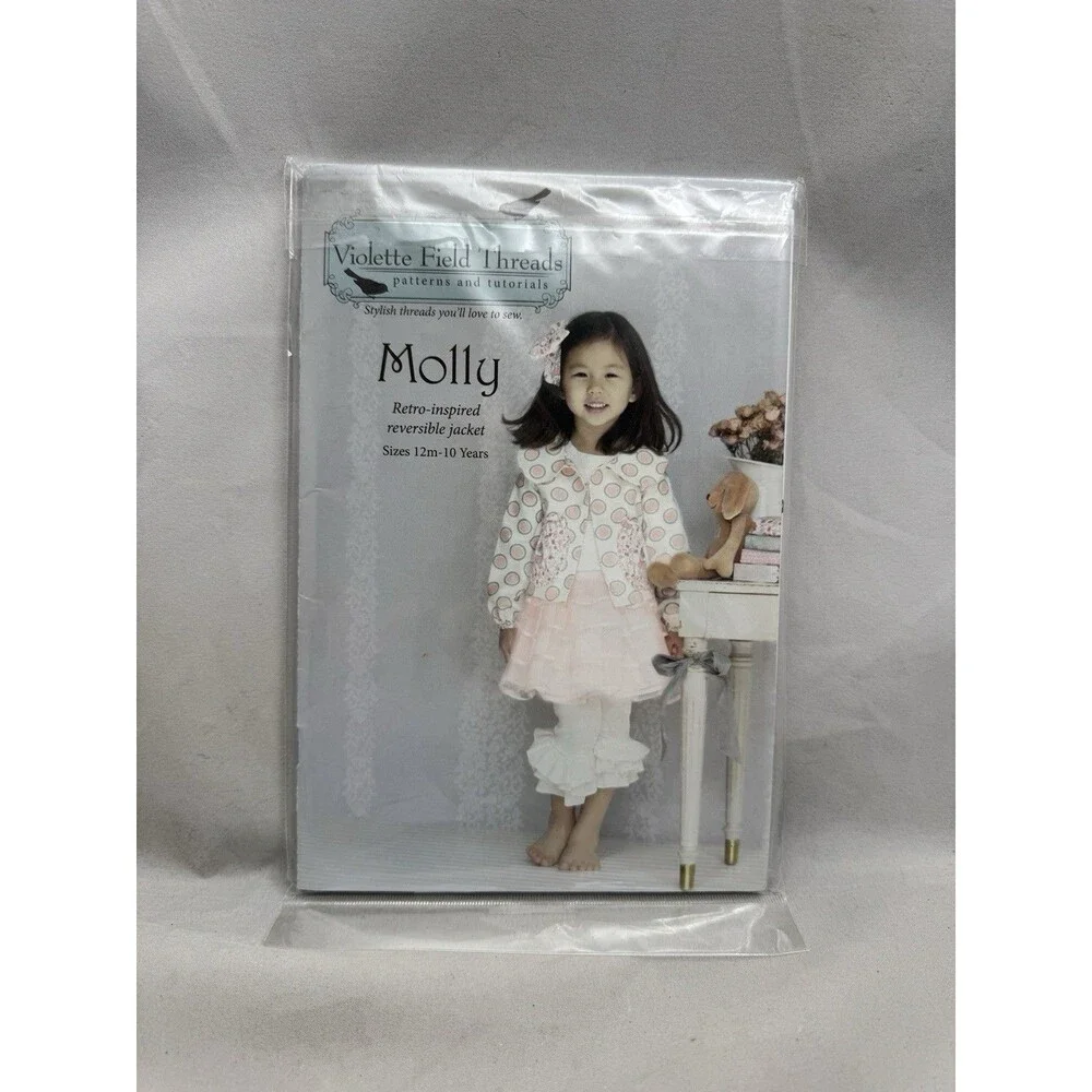 Violette Field Threads Molly Retro Reversible Jacket Pattern Sizes 12 m-10 yrs